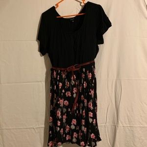Torrid floral skater dress